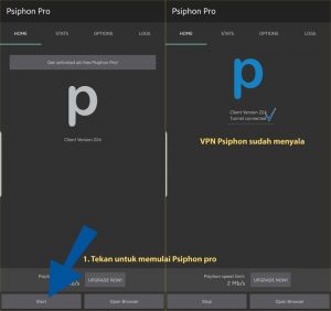 Cara pakai vpn psiphon pro di android