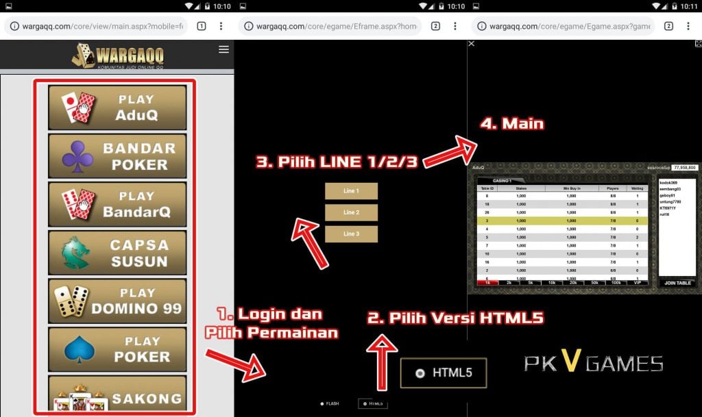 Login pkv games iOS iPhone dan iPad